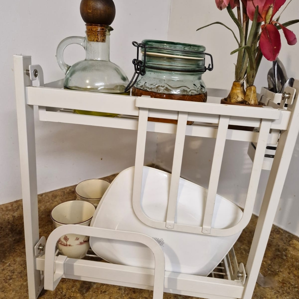 White Kitchen Dish Rack - Picture 3 of 5